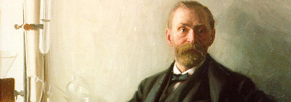 Pintura de Alfred Nobel, fundador do Prêmio Nobel