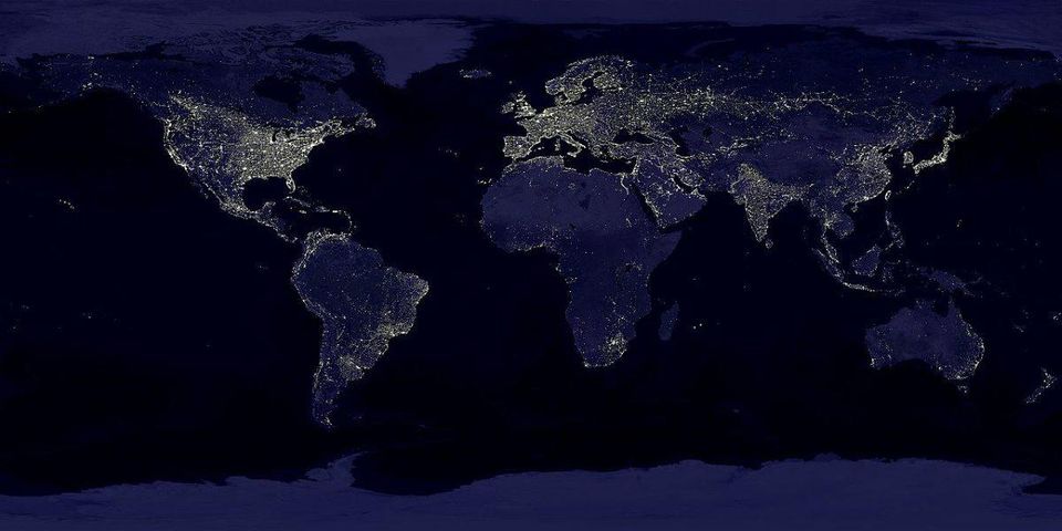 Este desenho conceitual ilustra um telescópio usando uma sombra de estrela, permitindo-nos capturar imagem dos planetas que orbitam uma estrela enquanto bloqueiam a luz da estrela para melhor do que uma parte em 10 bilhões